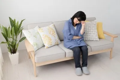 自律神経の乱れで悩む女性