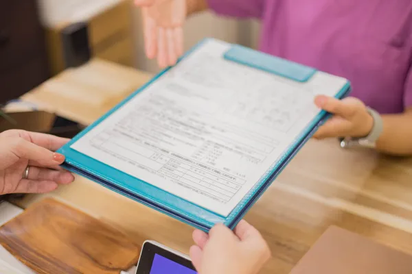 カウンセリング票の記入のイメージ